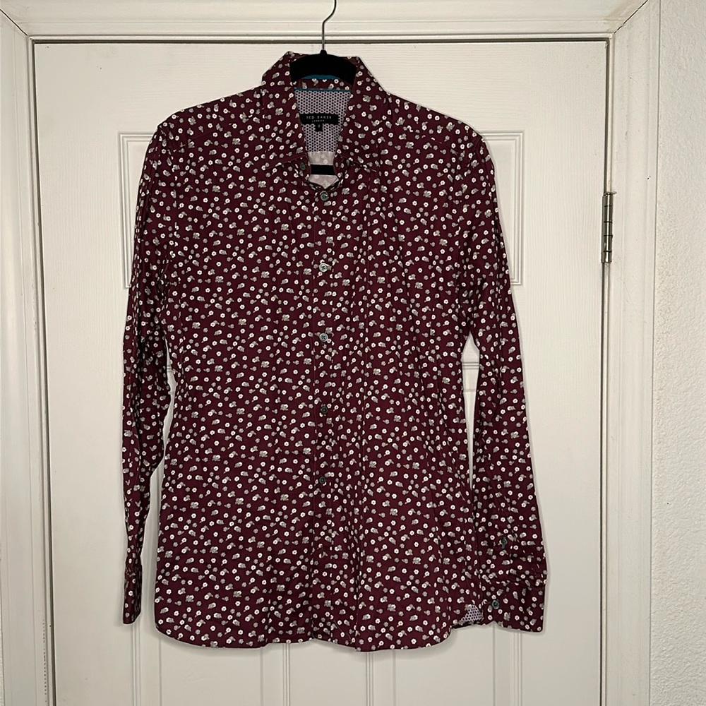 Men’s Ted Baker London Floral Dress Shirt